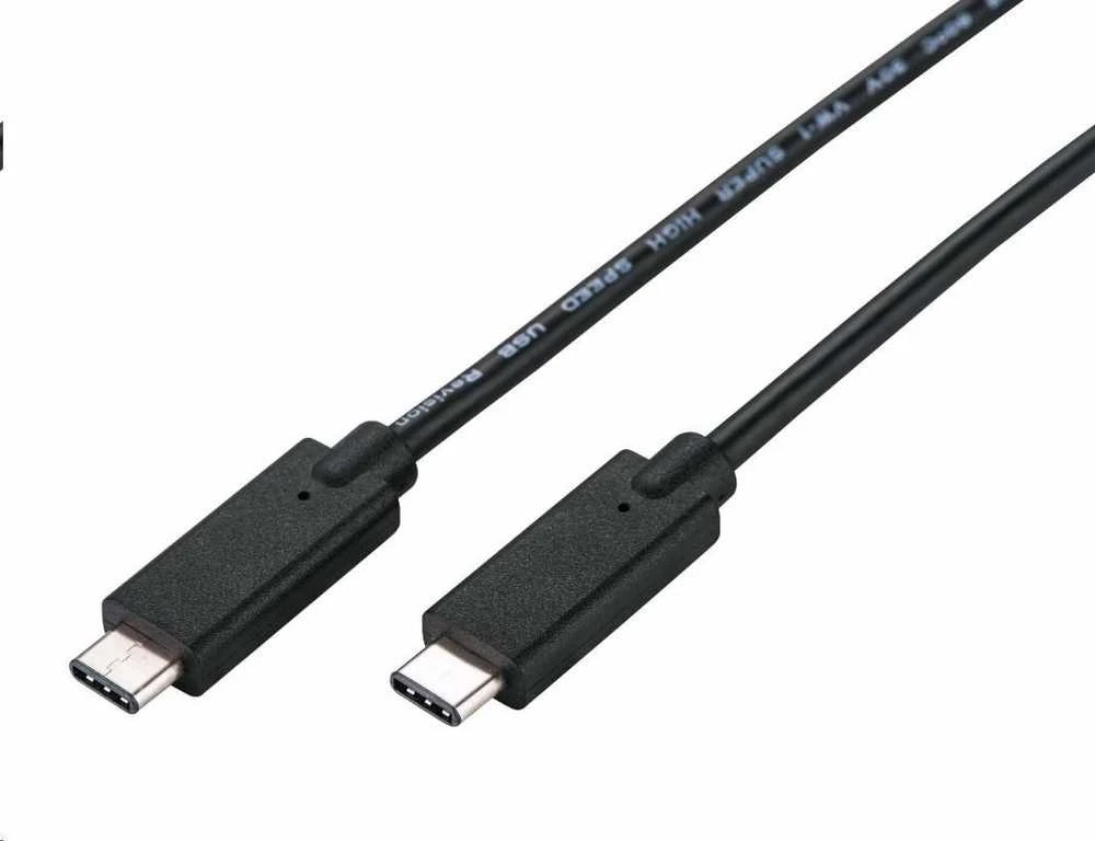 C-Tech C-TECH USB laidas USB 3.2 laidas, C tipo (CM/CM), PD 100W, 20Gbps, 2m, juodas