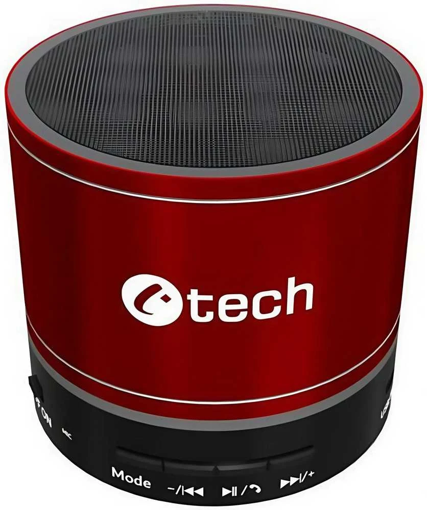 C-TECH garsiakalbis SPK-08R, bluetooth, raudonas