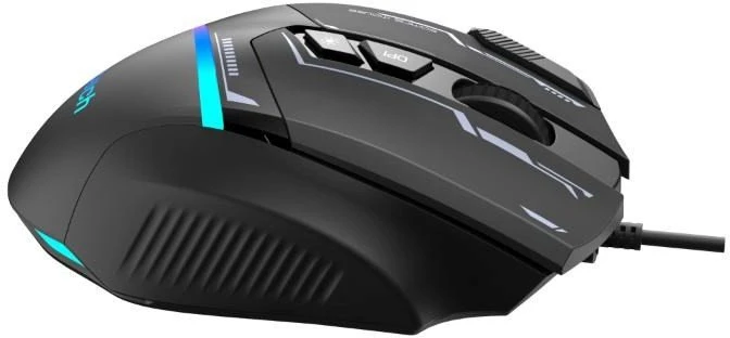 Pelė C-Tech C-TECH Herní pelė Zyra, USB, RGB, juoda