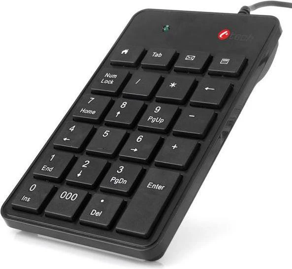 Klaviatūra C-Tech Skaičių klaviatūra, juoda (KBN-01)