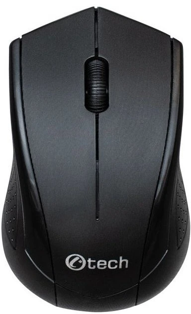Pelė C-Tech C-TECH myś WLM-07, belaidė, 1200DPI, 3 przyciski, USB nano receiver, juoda