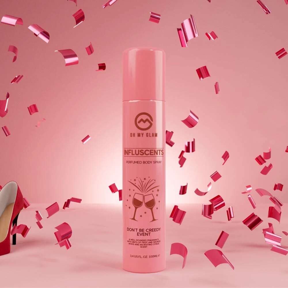 Oh My Glam Influscents Don't Be Creedy: Event kūno purškiklis, 100 ml