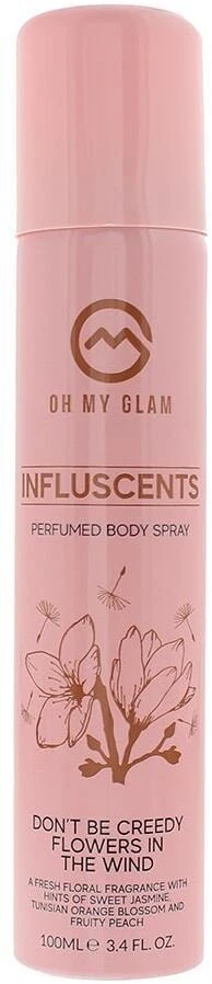 Oh My Glam Influscents Don't Be Creedy: Flowers In The Wind kūno purškiklis, 100 ml