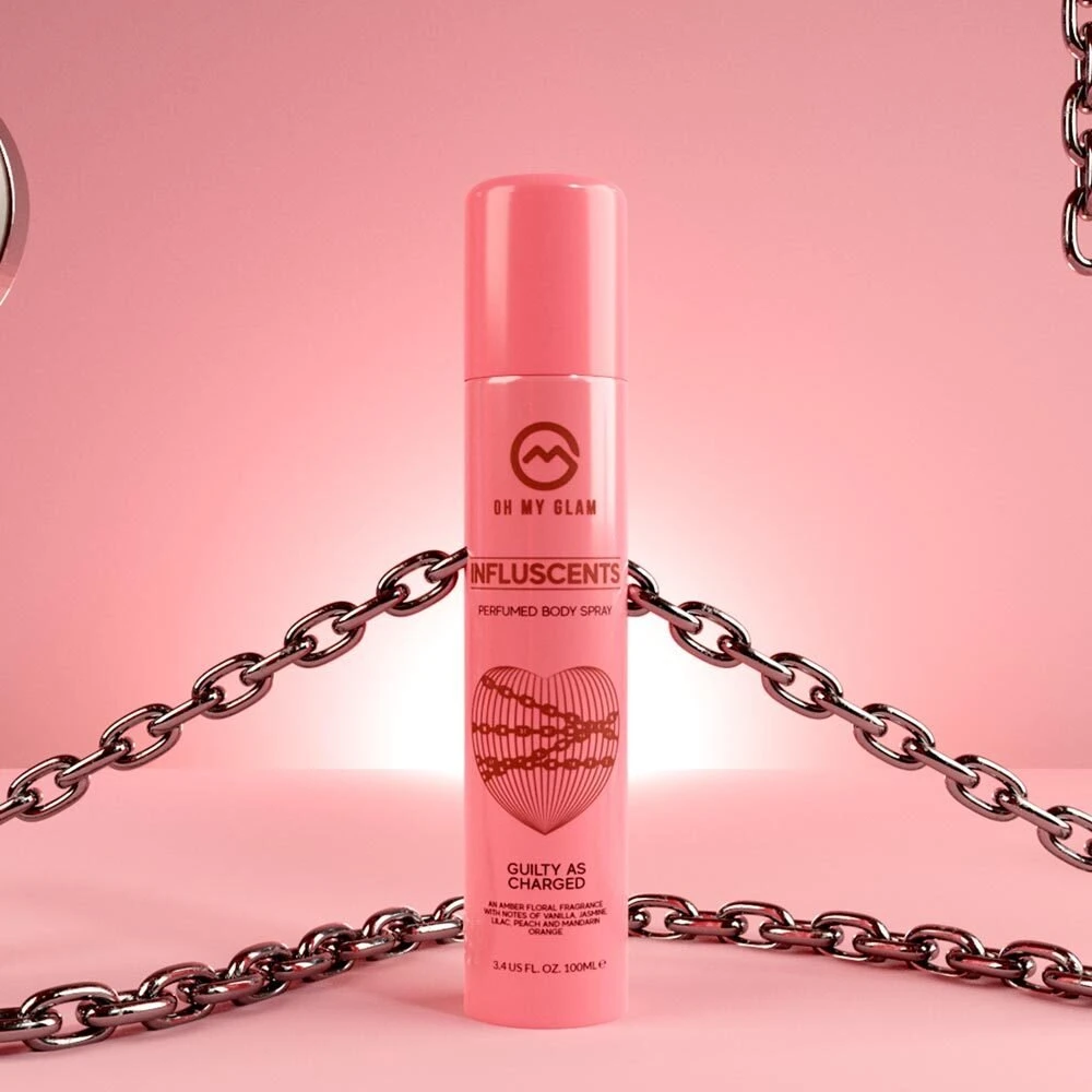 Oh My Glam Influscents Guilty As Charged kūno purškiklis, 100 ml