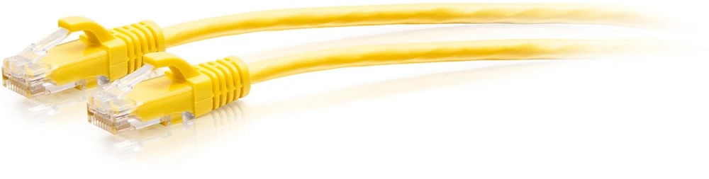 C2G C2G 7ft (2.1m) Cat6a Snagless Unshielded (UTP) Slim Ethernet Network Komutacinis kabelis - Geltona - Patch kabelis - RJ-45 (M) į RJ-45 (M) - 2.1 m - 4.8 mm - UTP - CAT 6a - formuotas, be kabliuko - Geltona