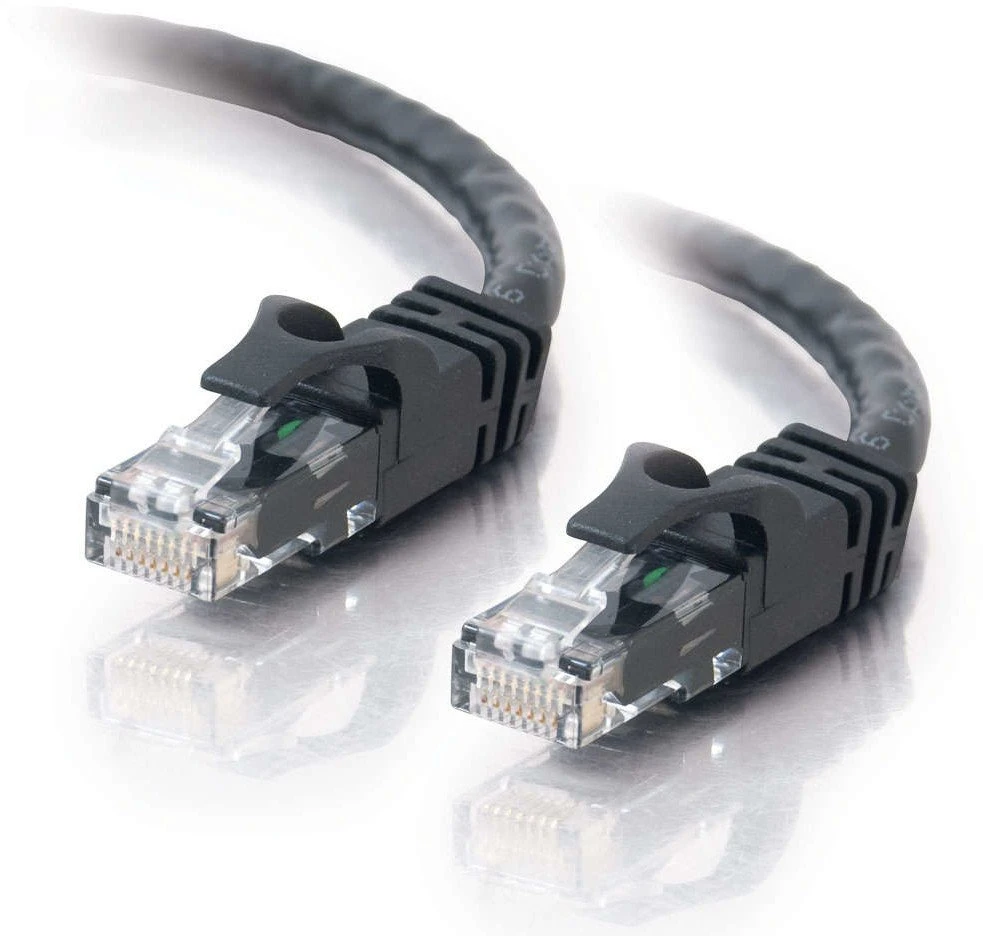 C2G Kabelis / 10 m juodas CAT6 PVC bekontaktis UTP CB