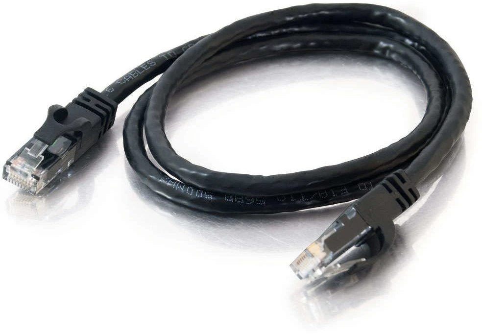 C2G Kabelis / 10 m juodas CAT6 PVC bekontaktis UTP CB