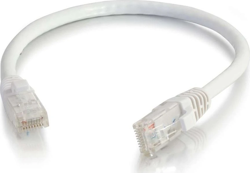 C2G Patchcord Cat.6, U/UTP, balta, 2m (83488)