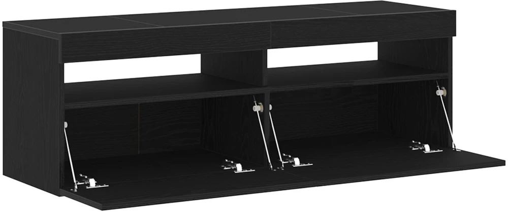 TV staliukas Televizoriaus spintelė 120 x 35 x 40 cm Juodas ąžuolas