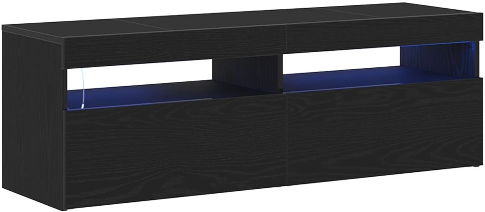 TV staliukas Televizoriaus spintelė 120 x 35 x 40 cm Juodas ąžuolas