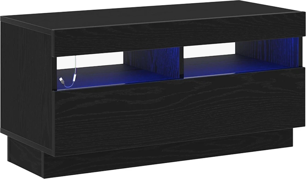 TV staliukas Televizoriaus spintelė 80 x 35 x 40 cm Juodas ąžuolas