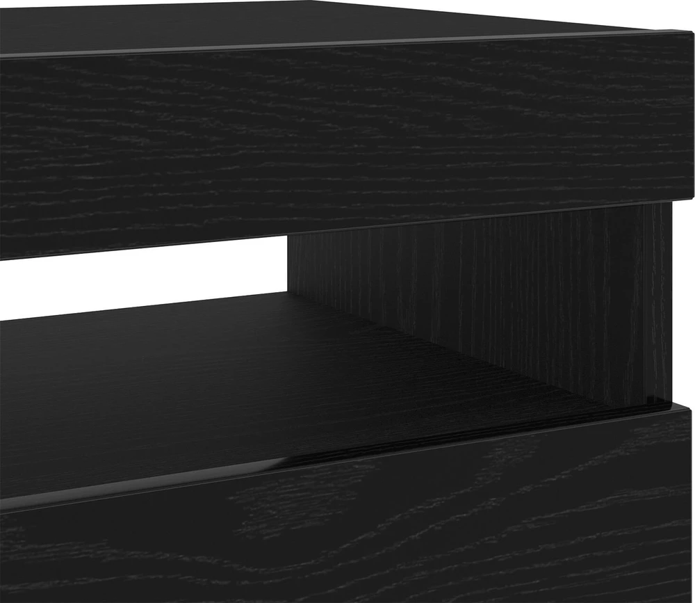 TV staliukas Televizoriaus spintelė 80 x 35 x 40 cm Juodas ąžuolas