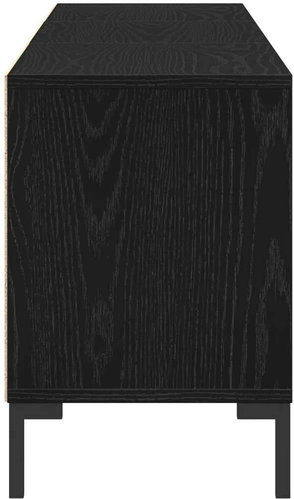 TV staliukas Televizoriaus spintelė 150 x 30 x 44,5 cm Juodas ąžuolas