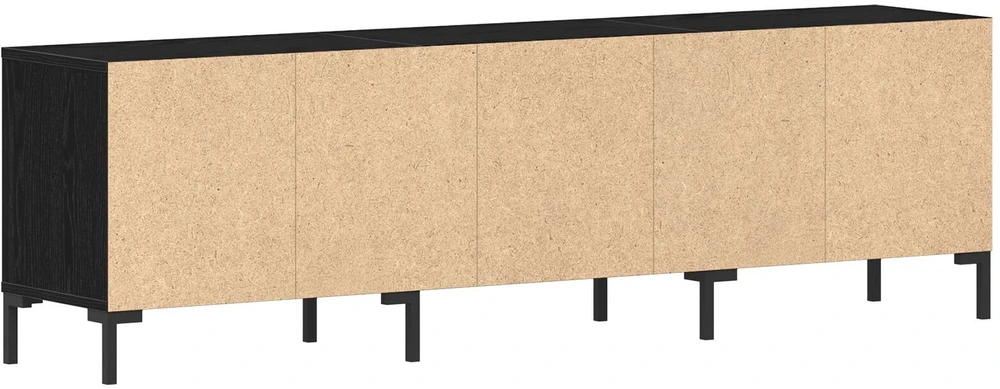 TV staliukas Televizoriaus spintelė 150 x 30 x 44,5 cm Juodas ąžuolas