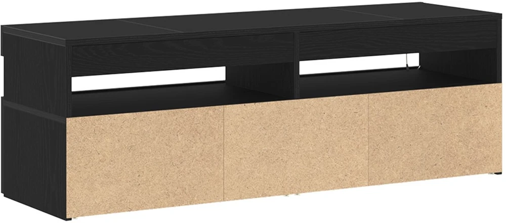 TV staliukas Televizoriaus spintelė 120 x 35 x 40 cm Juodas ąžuolas