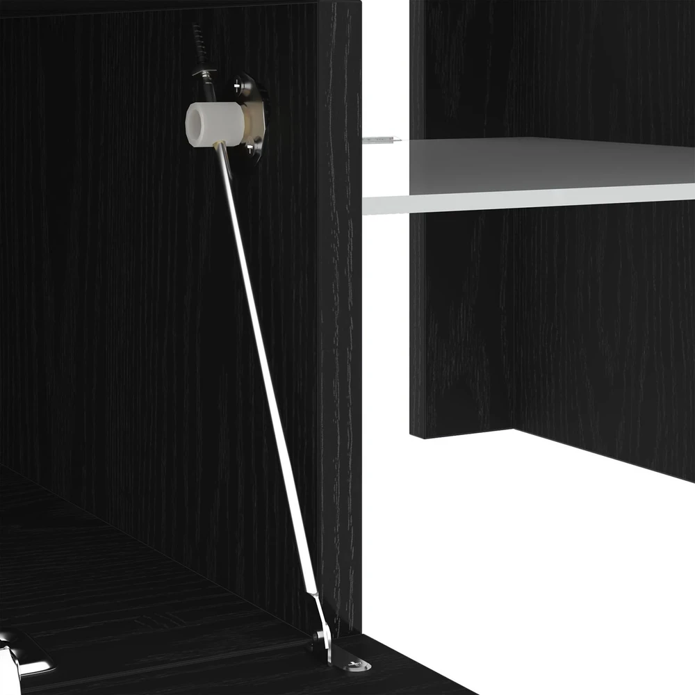 TV staliukas Televizoriaus spintelė 120 x 35 x 40 cm Juodas ąžuolas