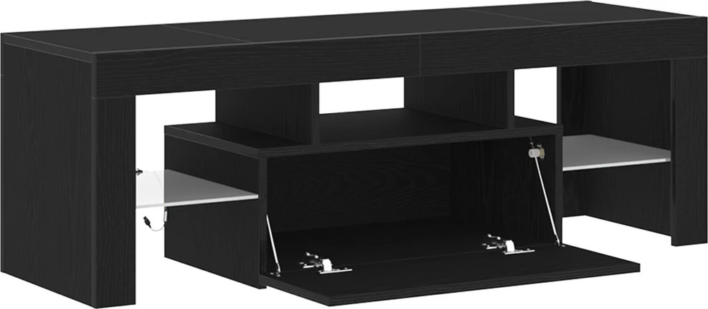 TV staliukas Televizoriaus spintelė 120 x 35 x 40 cm Juodas ąžuolas