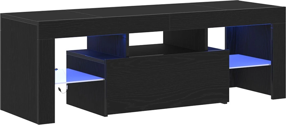 TV staliukas Televizoriaus spintelė 120 x 35 x 40 cm Juodas ąžuolas