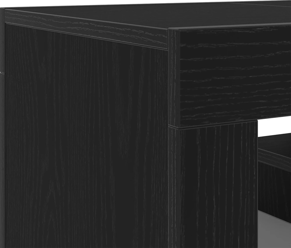 TV staliukas Televizoriaus spintelė 120 x 35 x 40 cm Juodas ąžuolas