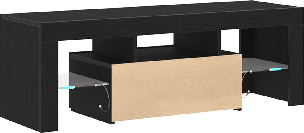 TV staliukas Televizoriaus spintelė 120 x 35 x 40 cm Juodas ąžuolas