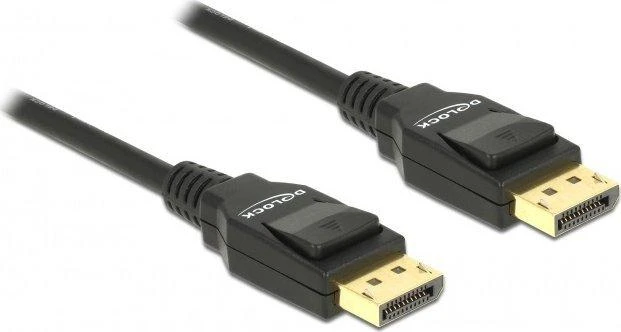 Displayport laidas su paauksuotomis jungtimis