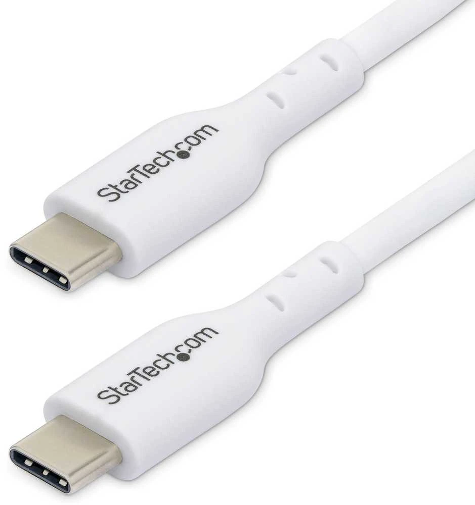 „StarTech“ 1M Baltas USB-C įkrovimo laidas / 60 W maitinimo tiekimas M/M TYPE-C