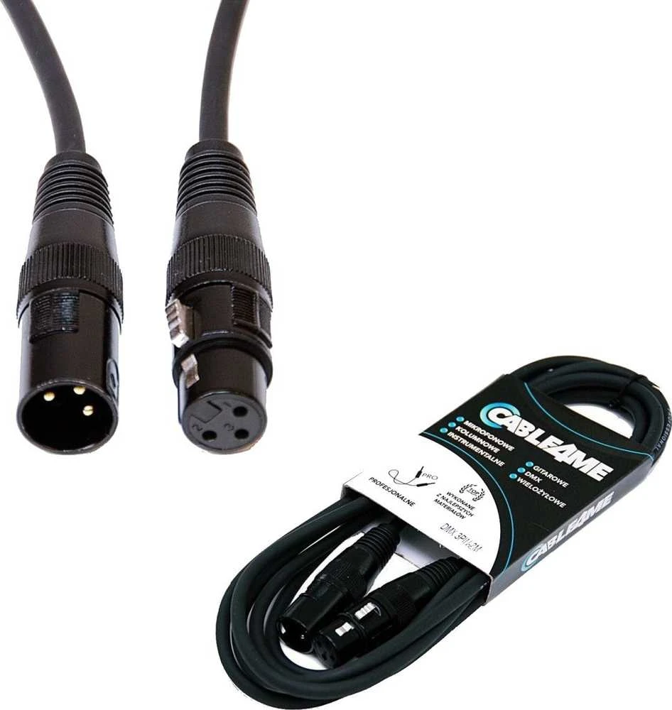 CABLE4ME DMX 3Pin kabelis apšvietimui 2m