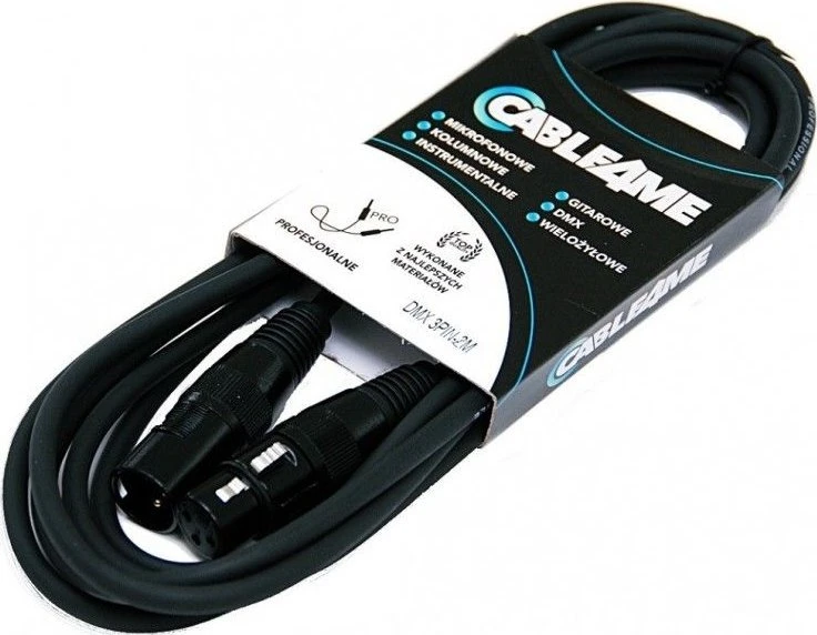 CABLE4ME DMX 3 kontaktų kabelis apšvietimui 15m