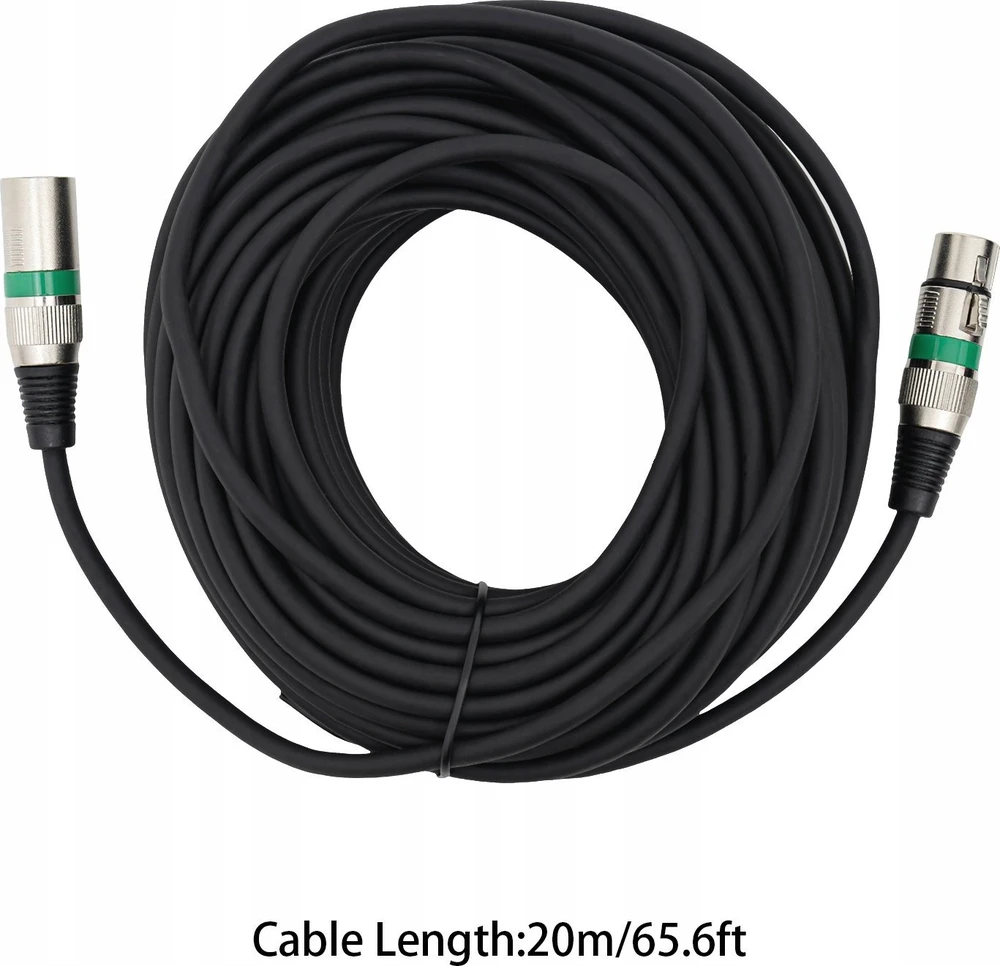 CABLE4ME DMX 3 kontaktų kabelis apšvietimui 20m