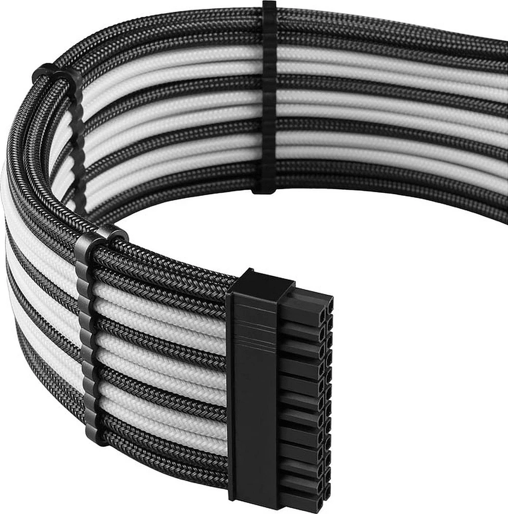 CableMod PRO ModMesh 12VHPWR Cable Extension Kit – juodos spalvos/baltos spalvos