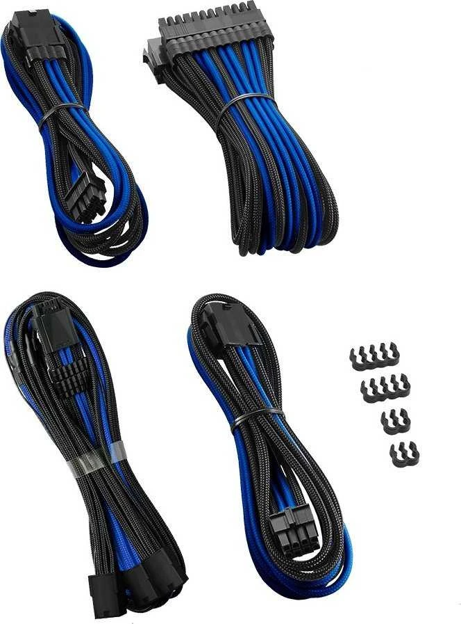 CableMod PRO ModMesh 12VHPWR Cable Extension Kit – juodos spalvos/mėlynos spalvos