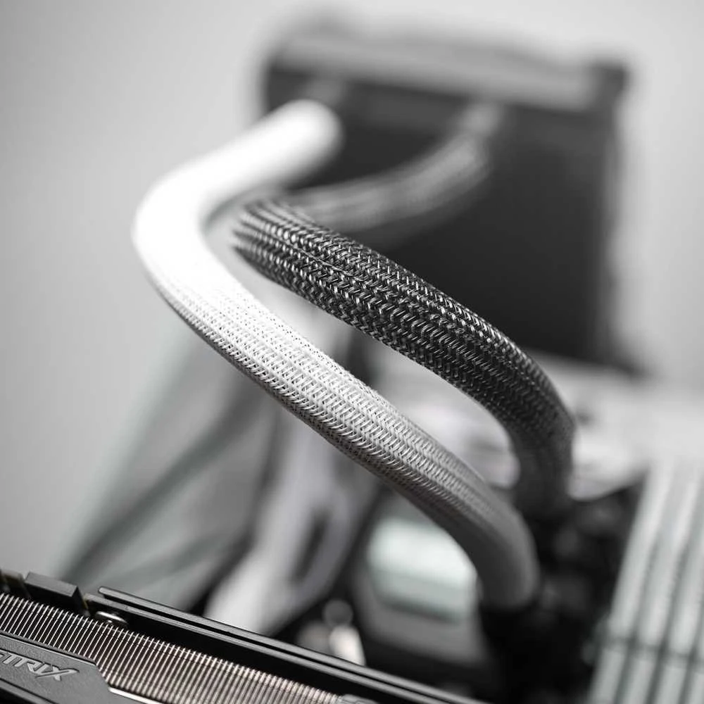 CableMod AIO Sleeving Kit Series 2 for EVGA CLC / NZXT Kraken – baltos spalvos