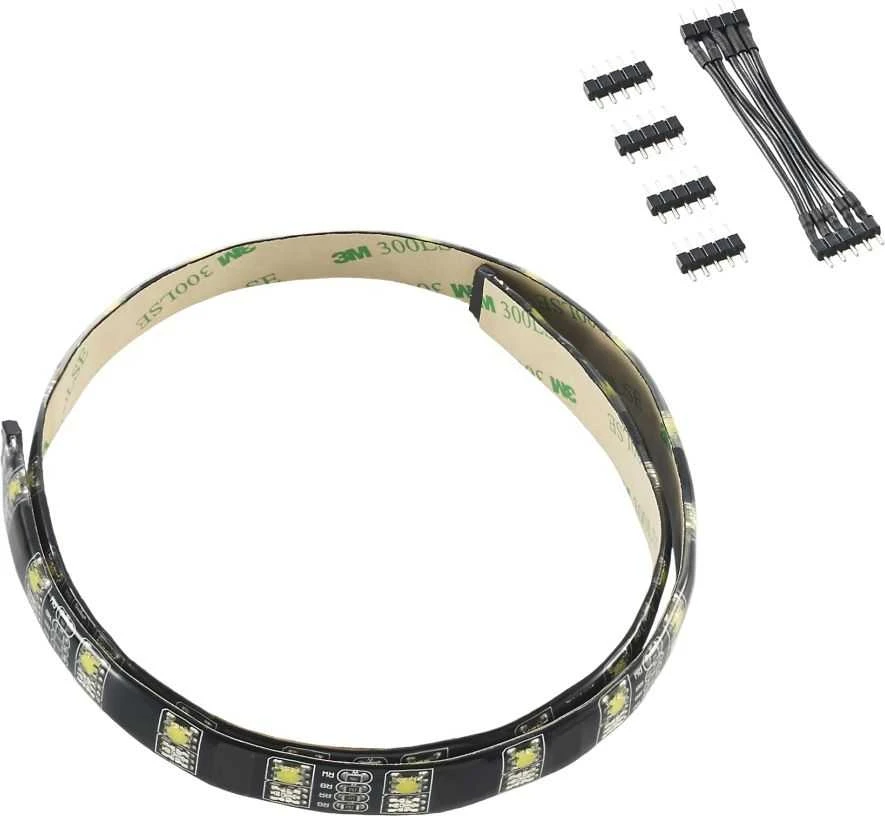„CableMod WideBeam“ hibridinė LED juosta, 30 cm, RGB/W