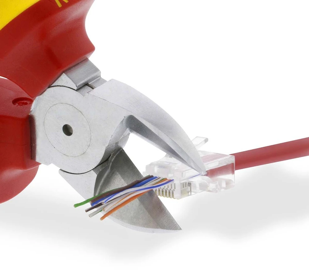 Nedis Kištukas RJ45 (8P8C) Pass Through CAT5 UTP daugiagysliam kabeliui (10 vnt)
