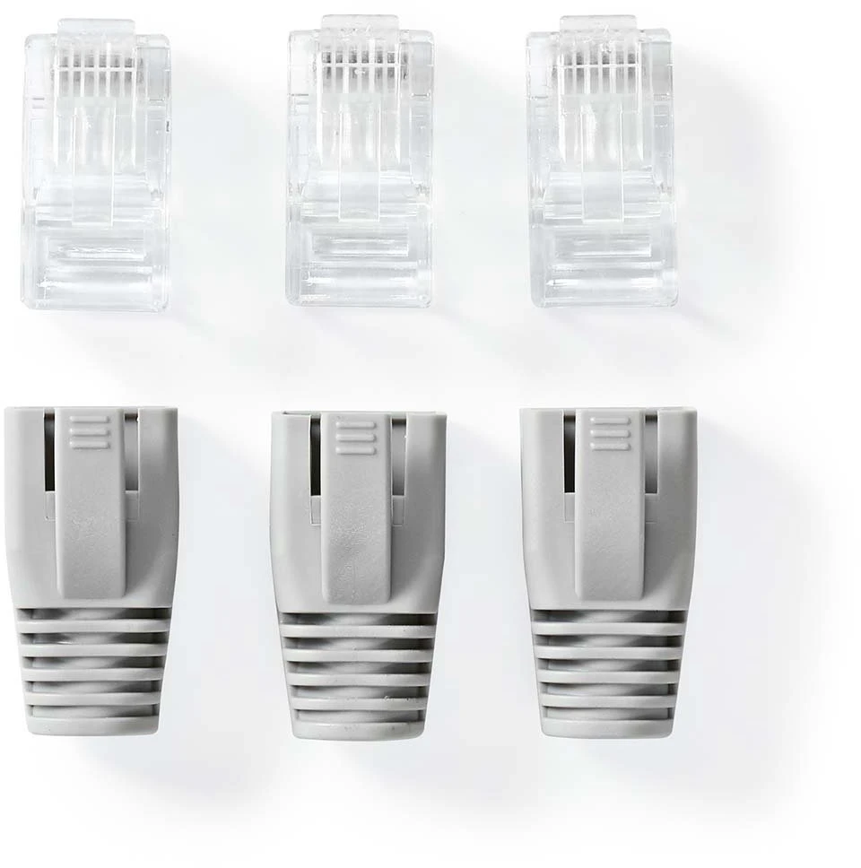 Nedis Kištukas RJ45 (8P8C) Pass Through CAT6 UTP kabeliui (10 vnt)