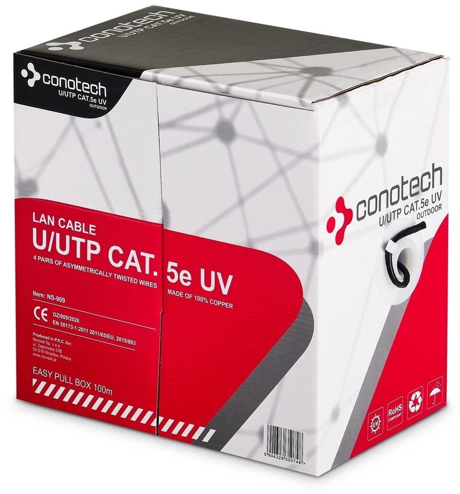 UTP/K5/100M/UV/CON 100 m CONOTECH JUOSTELE