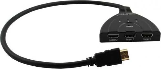 Złącze Oem HDMI jungiklio jungtis ant 1 išvesties / 2 įėjimų kabelio.