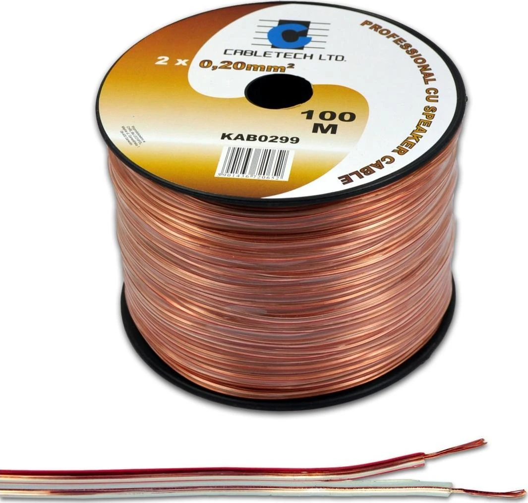 Cabletech Kolonėlių kabelis 2mm 100m