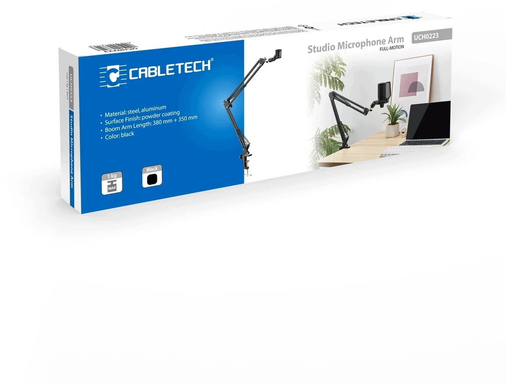 Cabletech žaidimų stalo mikrofono stovas