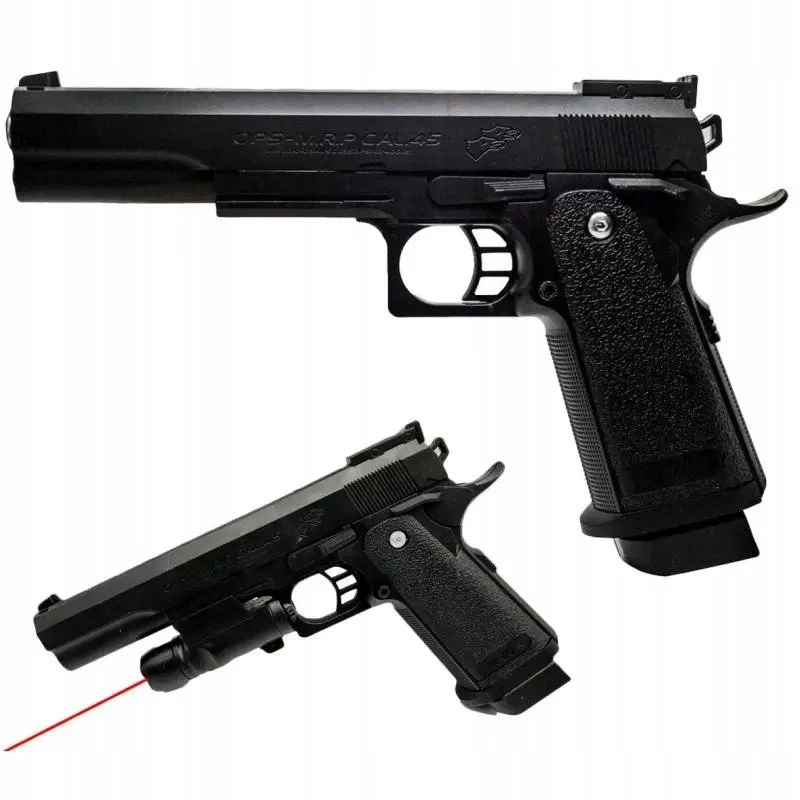 Cabotoys Gramar Pistolet na kulki ze wiatłem maišelis 08708