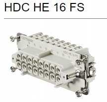 Cabur Sraigtinė jungtis HDC-HE-16FS 1207700000