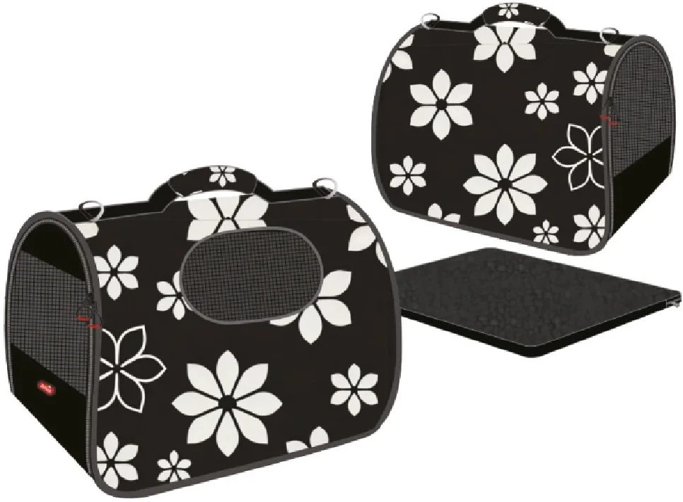 ZOLUX Nomad Flower L – augintinių nešiojimo krepšys šunims ir katėms – 50,5 × 25 × 33 cm