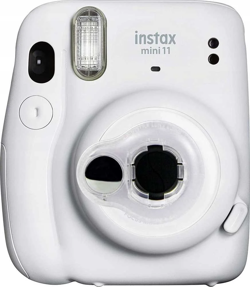 Caiul Fudži Fujifilm veidrodžio dangtelis Instax Mini 11 Baltas
