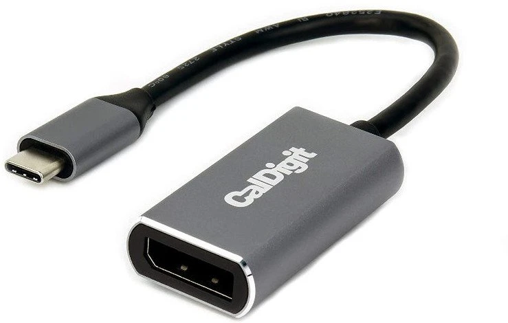 Adapteris USB CalDigit USB-C – DisplayPort sidabrinis (USBC-DP14)