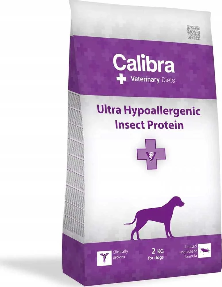 Sausas Šunų Maistas - Calibra Veterinarinė Dieta Ultra Hipoalerginis Vabzdžių 2kg