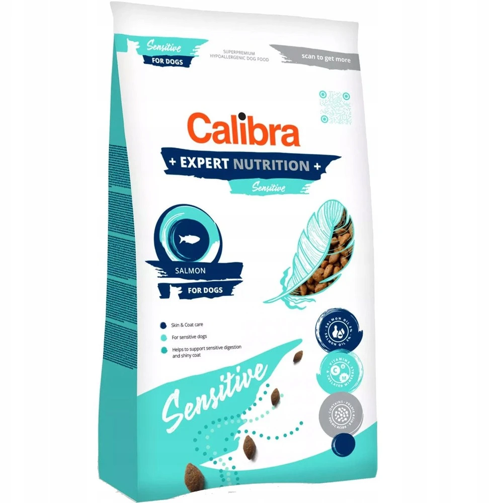 Šunų Maistas - CALIBRA Sensitive Lašiša Sausas 12kg Be Glitimo