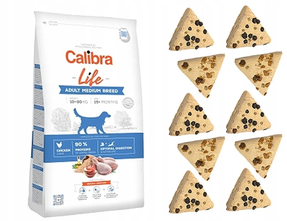 Šunų Maistas - CALIBRA Life Suaugusių Vidutinio Dydžio Veislių Vištienos Sausas 12kg