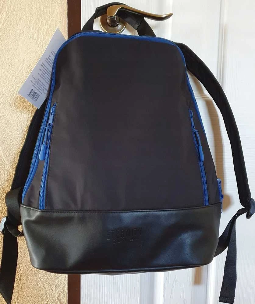 Calvin Klein, Mokyklinė, Poliuretano, Tekstilinė Kuprinė, Pilka, Kelioninė, Unisex