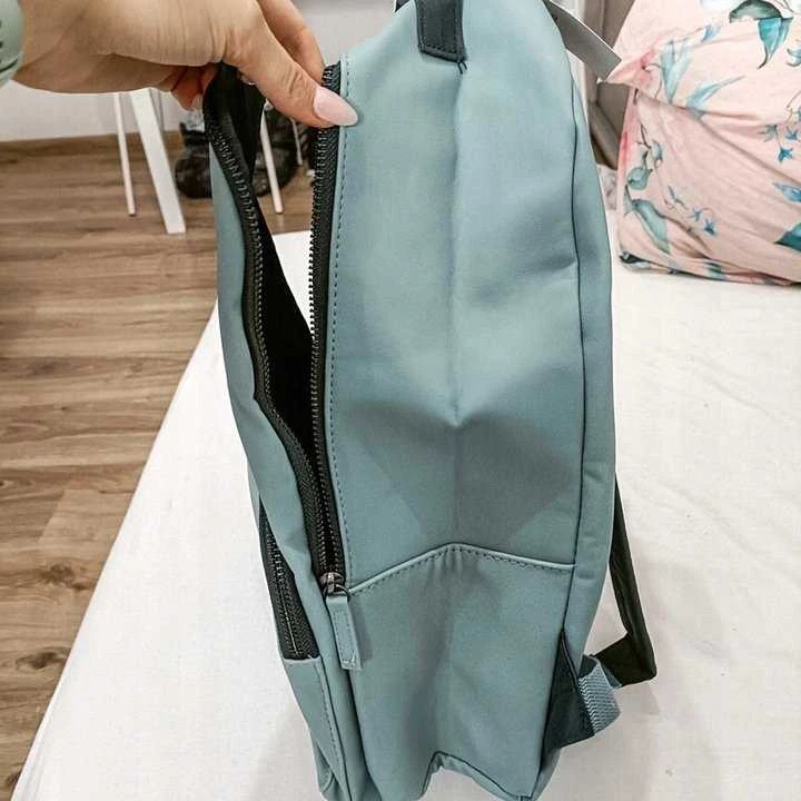 Calvin Klein, Mokyklinė, Poliuretano, Tekstilinė Kuprinė, Pilka, Kelioninė, Unisex