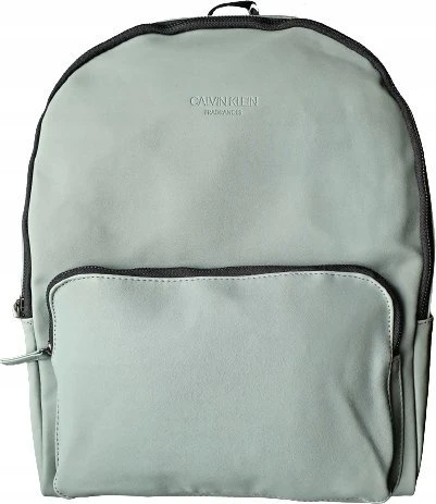 Calvin Klein, Mokyklinė, Poliuretano, Tekstilinė Kuprinė, Pilka, Kelioninė, Unisex